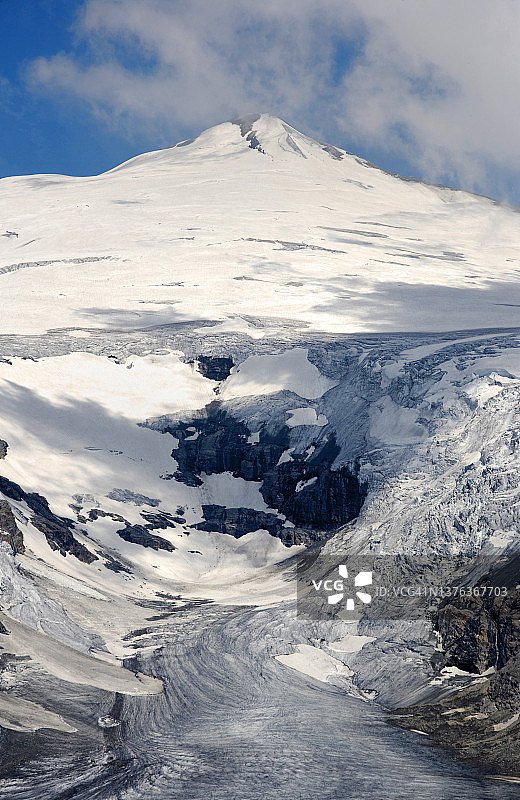 2006年的约翰尼斯山和帕斯特泽冰川图片素材