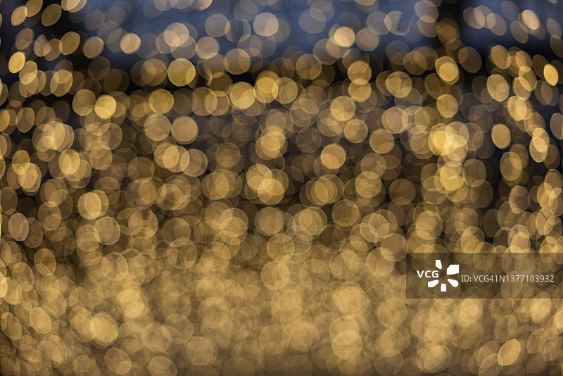 密集的黄色光点，大数据概念图片素材