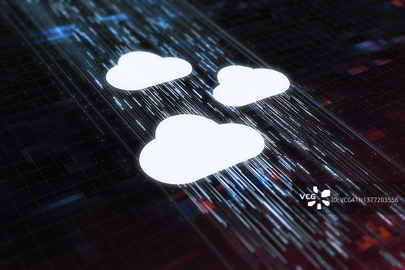 云计算或存储图片素材