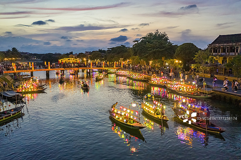 会安鸟瞰图图片素材