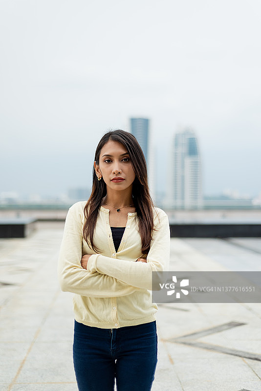 亚洲少女肖像图片素材