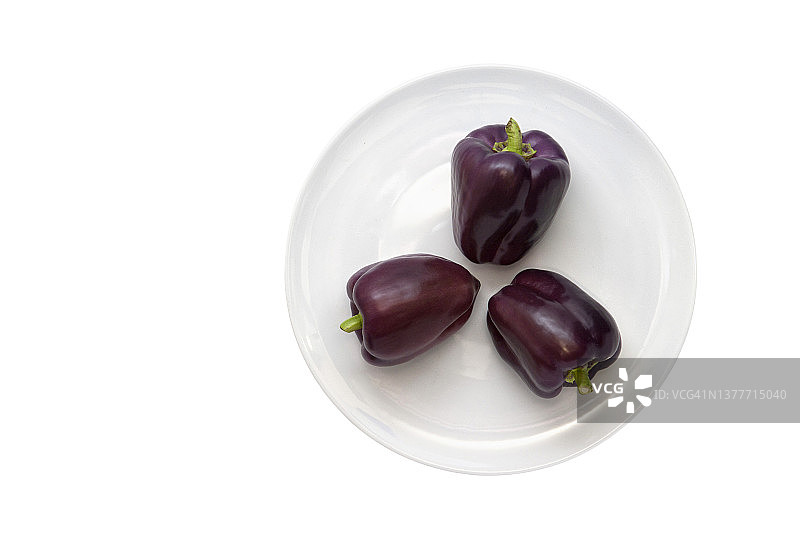 盘子里的甜椒图片素材