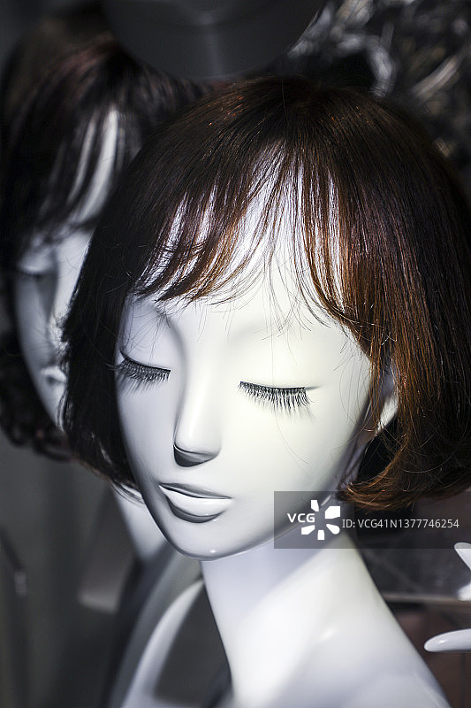 女性人体模型面部图片素材