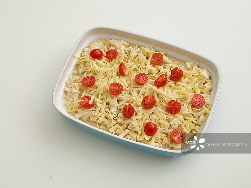 奶酪通心粉制作步骤图片素材