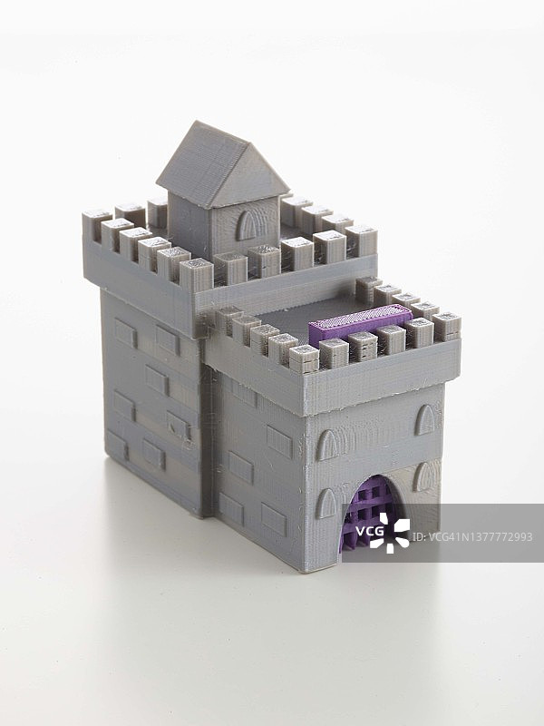 3D打印城堡图片素材