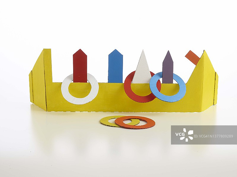 纸板圈套圈/掷环游戏模型图片素材