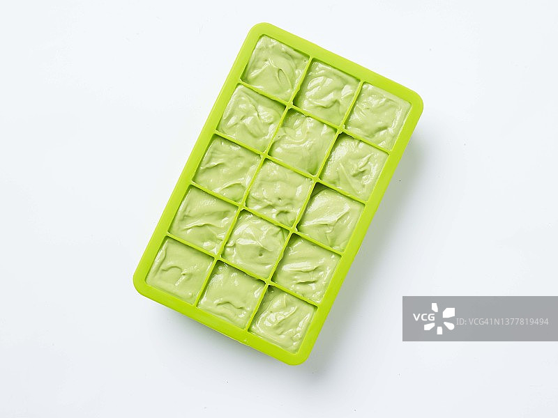 牛油果冰块泥图片素材