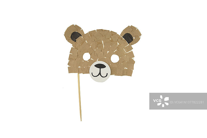 完成的熊面具图片素材