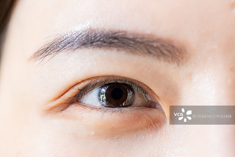 黑眼圈微距摄影图片素材