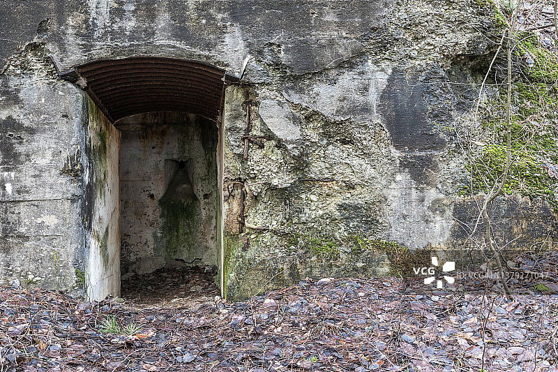 通往旧地堡的入口图片素材