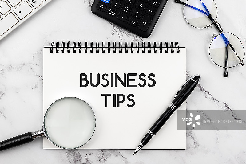 商务技巧：商业与金融概念图片素材