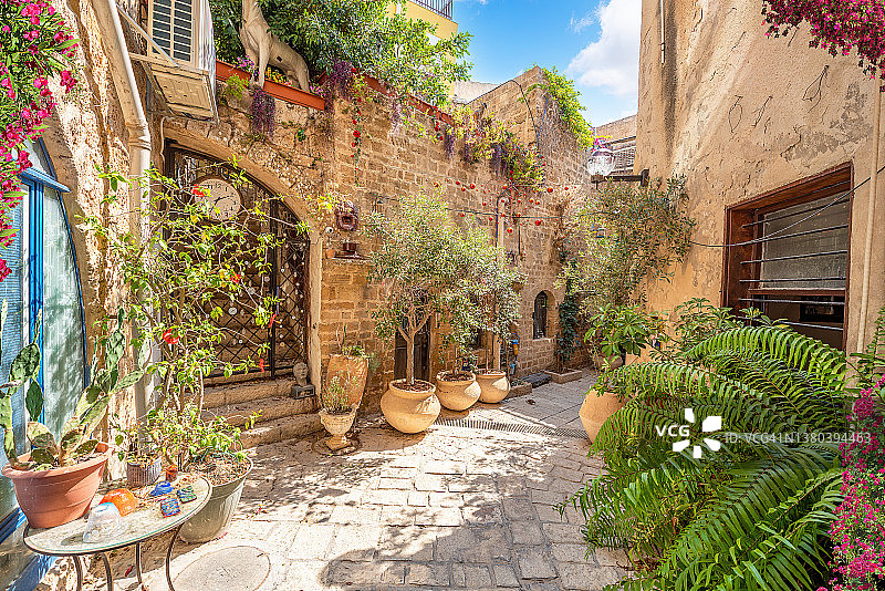 特拉维夫雅法老街图片素材