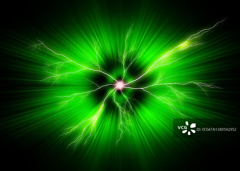 绿光能量爆炸光线黑洞素材图图片素材