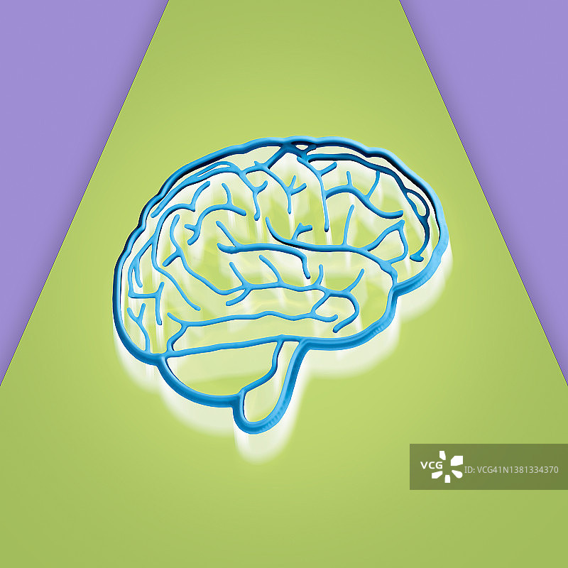 道路上的人脑图片素材