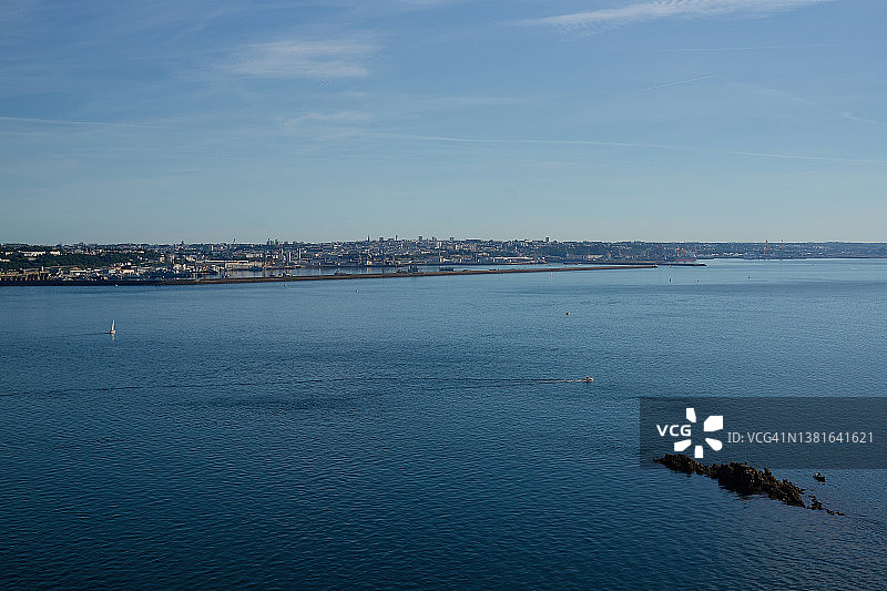 法国布列塔尼布雷斯特港湾图片素材