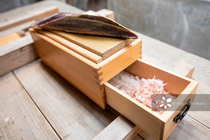 鲣鱼与即食木鱼花图片素材