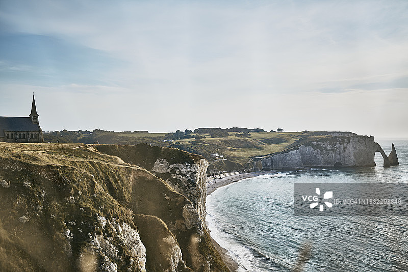 海边悬崖美景图片素材