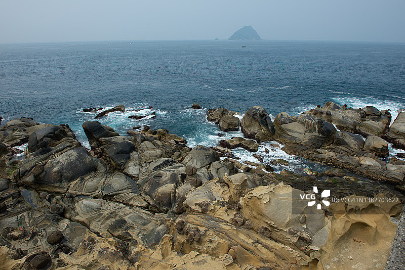 中国台湾基隆市和平岛公园图片素材