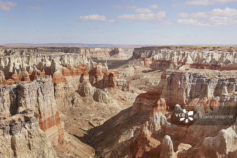 美国亚利桑那州煤矿峡谷鸟瞰图片素材