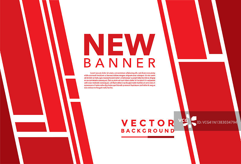 用于文本和留言板设计信息图的红色背景光效矢量图图片素材