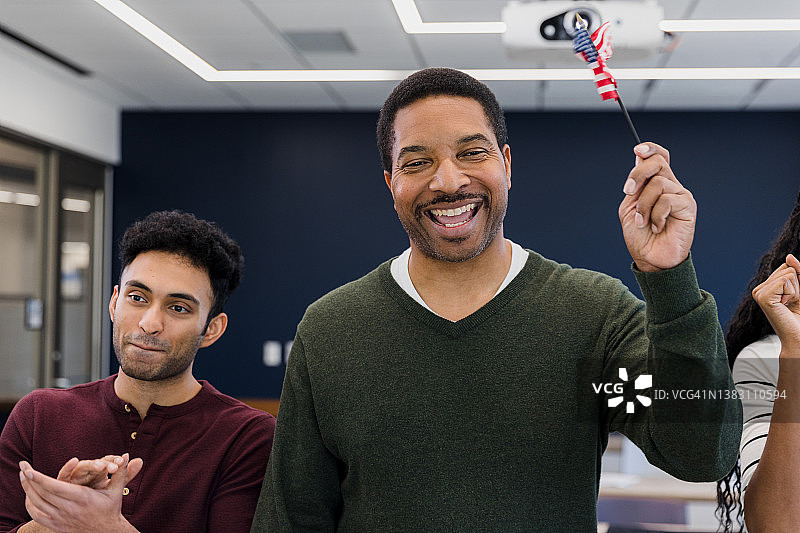 快乐的美国人图片素材