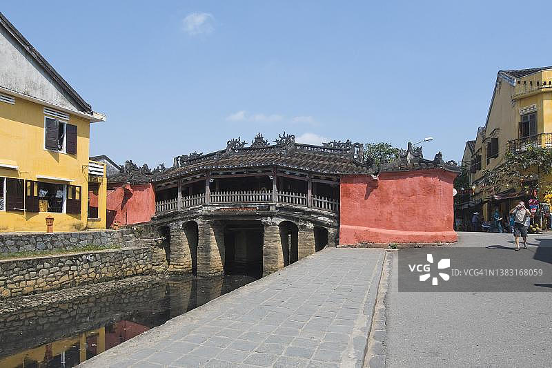 越南会安的日本桥图片素材