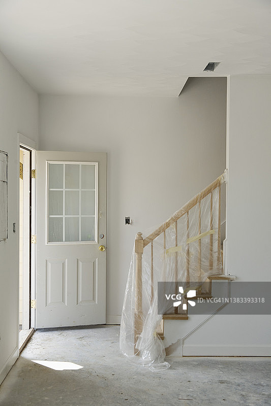 装修期间的房屋内部图片素材