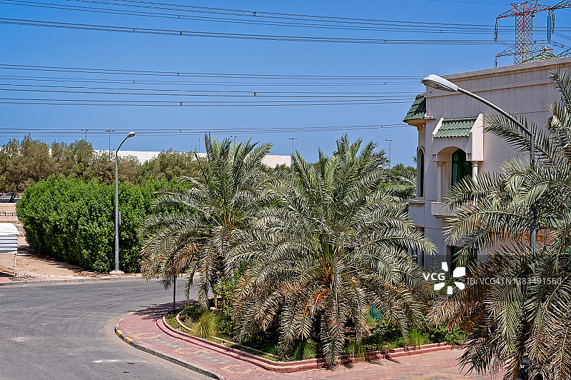 科威特市郊区的住宅图片素材