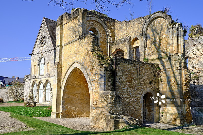 中世纪古城堡遗址图片素材