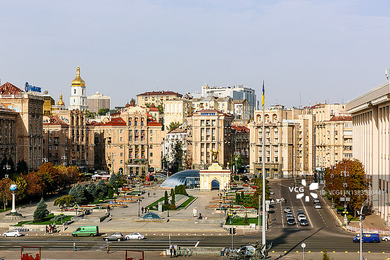 乌克兰基辅独立广场图片素材