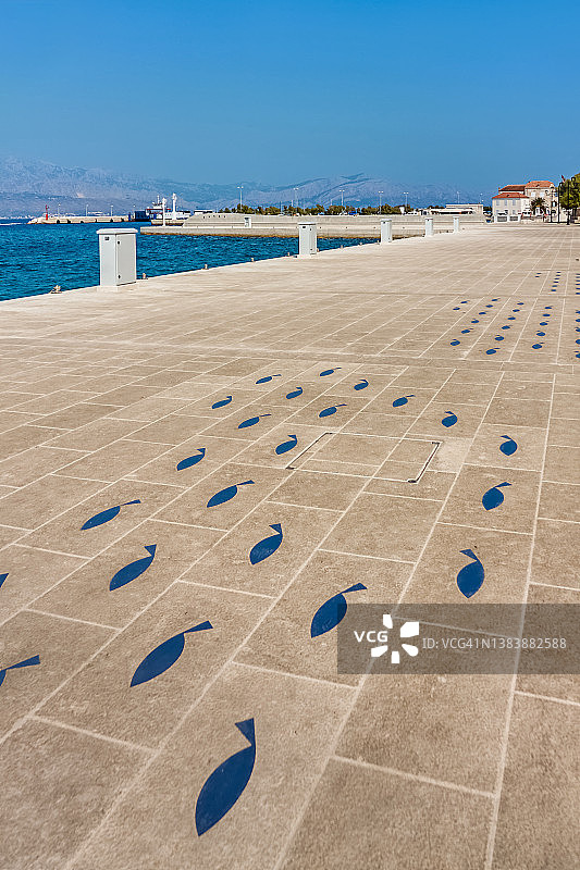 克罗地亚布拉奇岛苏佩塔尔港口图片素材