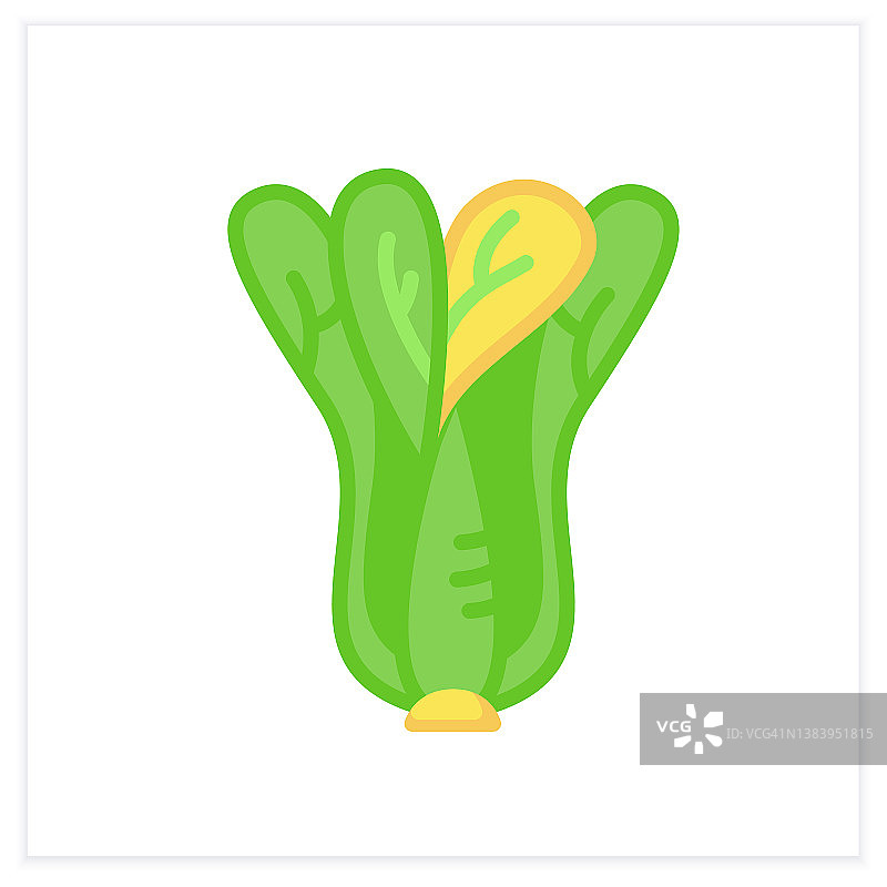 白菜扁平图标图片素材