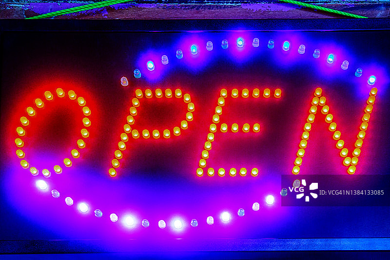 新加坡霓虹灯标志图片素材