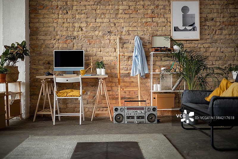 阁楼公寓瑜伽馆（无人）图片素材