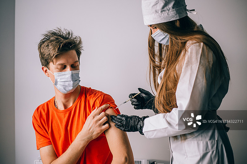 新冠肺炎疫苗接种图片素材