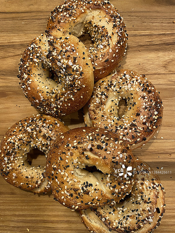 自制百吉饼砧板图片素材