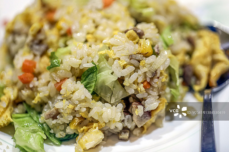 生菜炒饭图片素材