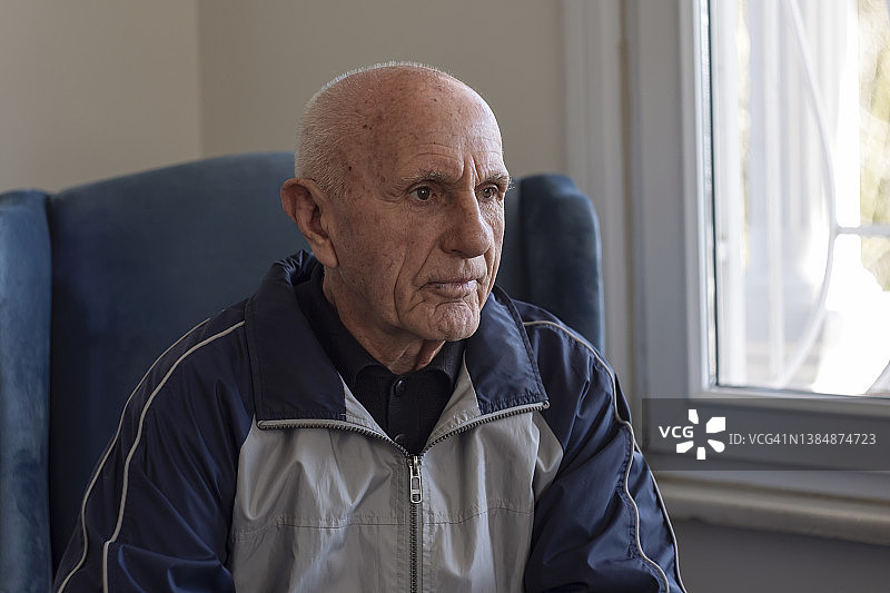 老年人的衰老肖像图片素材