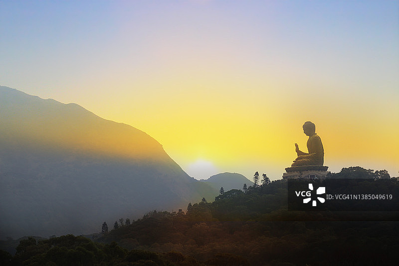 香港天坛大佛系列图片素材