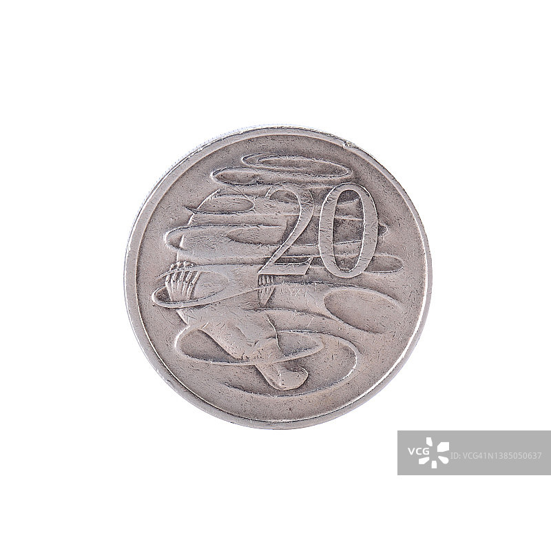 20澳大利亚分硬币图片素材