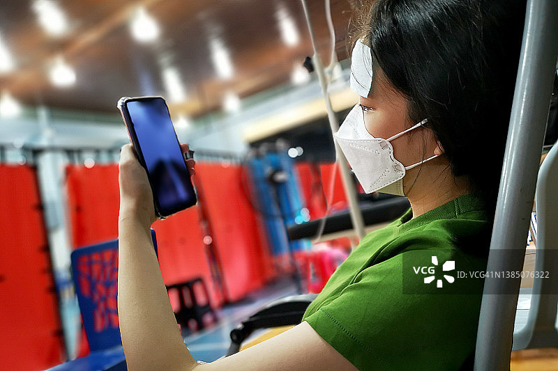 新冠肺炎患者图片素材