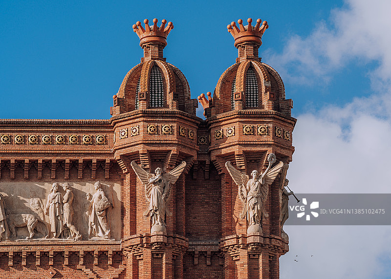 巴塞罗那凯旋门图片素材