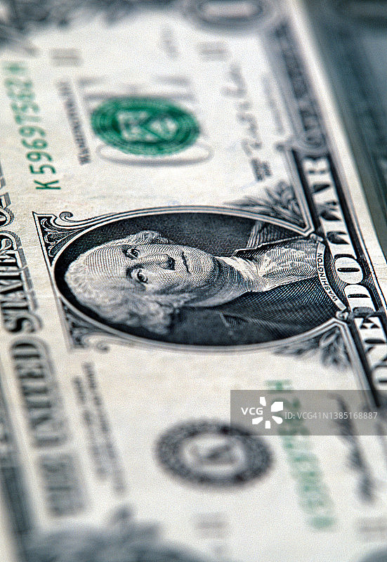 一美元纸币图片素材