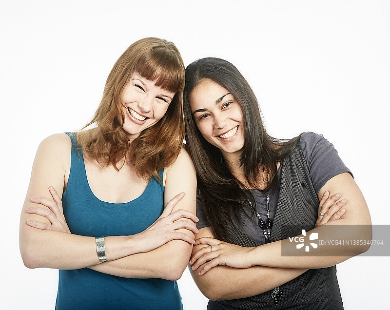 自信快乐的女性朋友图片素材