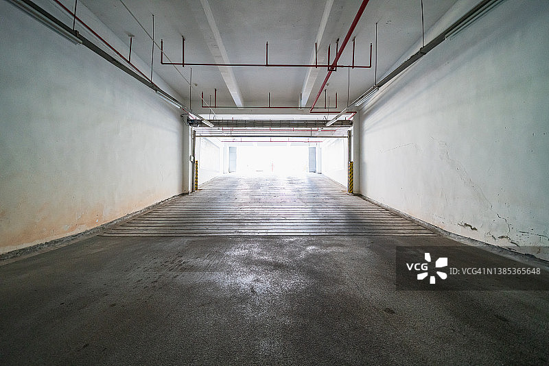 停车场入口图片素材