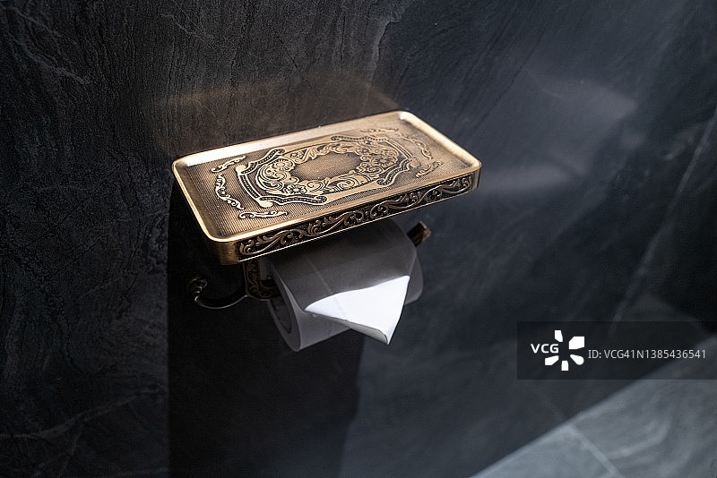 卫生纸架高角度景观图片素材