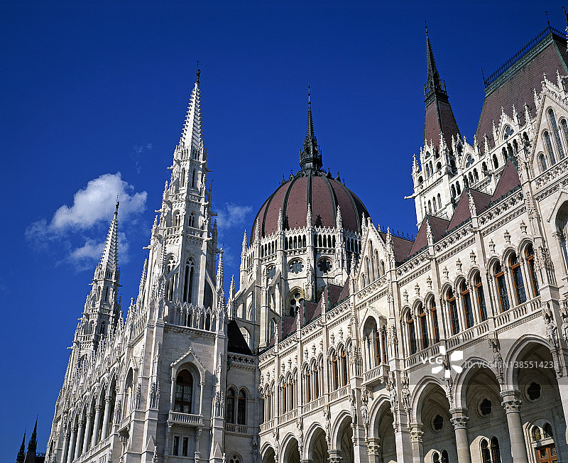 布达佩斯匈牙利国会大厦图片素材