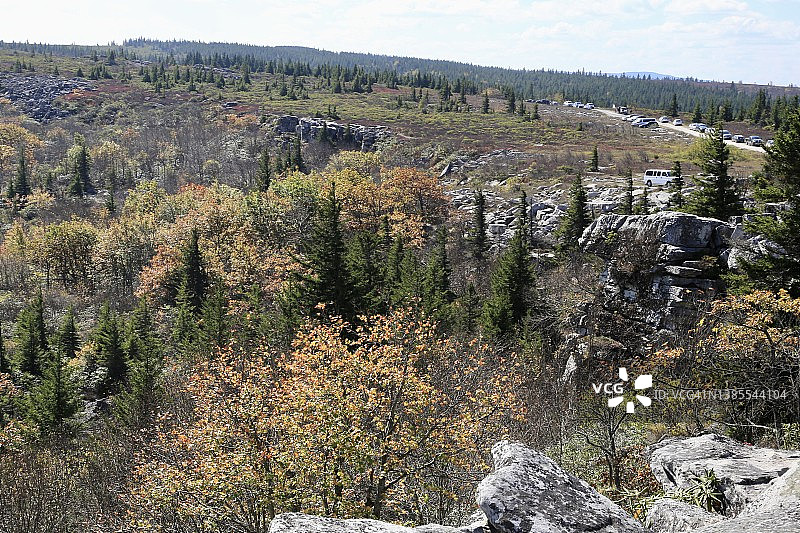 美国西弗吉尼亚州多利索兹荒原阿勒格尼山脉图片素材