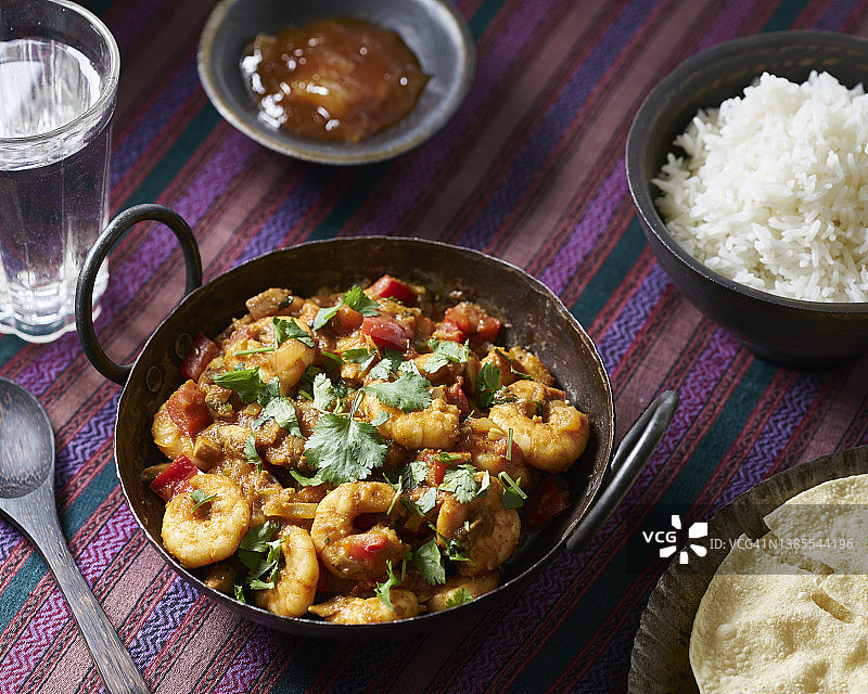 咖喱虾图片素材