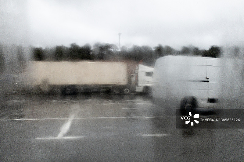 停放的卡车图片素材